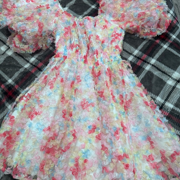 & Merci Colorful Ruffled Dress - Picture 2 of 3